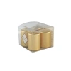 3E Grup - Horizon Candle 3.5x5 Cm Bar Mum 4lü Varak Gold