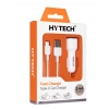 3E Grup - Hytech Hy-x46 3.4a Hızlı Şarj Iphone Type-c Kablolu Araç Çakmaklık