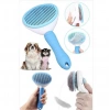 3E Grup - Karamel Pet Kendini Temizleyen Tuşlu Kedi Köpek Tarağı Mavi  10 x 20 cm