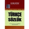 3E Grup - Karatay Yay.-türkçe Sözlük Karton Kapak 1.hamur