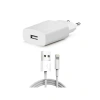 3E Grup - Megatech Cc-03-mt-cl1 1.2a Lightning Usb Kablo + Ev Şarj Adaptörü
