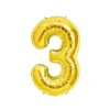 3E Grup - Nedi 40 (102 Cm ) Folyo Balon Altın Rakam