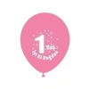 3E Grup - Nedi Baskılı Balon 1.yaş İyi Ki Doğdun Pembe 16lı 9105