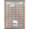 3E Grup - Odak 50x70 Ritmik Sayılar 1den 100e Kadar Selefonlu Çıtalı