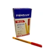 3E Grup - Pensan 1.0 Üçgen Tükenmez Kalem Kırmızı Tr-23