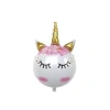 3E Grup - Rps 36 Folyo Balon Unicorn Eyelash Gold 9772