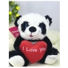 3E Grup - Selay 29 Cm Peluş Sabit Panda Beyaz 1023