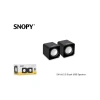 3E Grup - Snopy Sn-66 Usb Mini Speaker Hoparlör Siyah