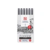 3E Grup - Talens Pigment Fineliner Keçeli Kalem Siyah 6lı Set Rt90480962