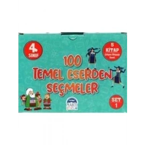 3E Grup - 100 Temel Eserden Seçmeler 4.sınıf Set1 5 Kitap-martı Çocuk Yayınları