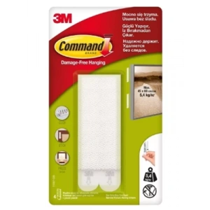 3E Grup - 3m Command Cırt Bant Dar Orta Boy 4lü 17207