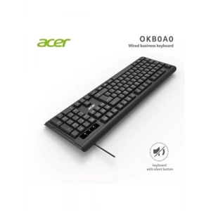 3E Grup - Acer Oak-0a0 Sessiz Tuşlu Kablolu Q Klavye Siyah