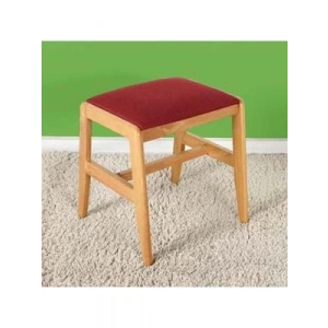 3E Grup - Adore Mst-010-mk-1 Fit Çok Amaçlı Ahşap Tabure Kırmızı Kumaş