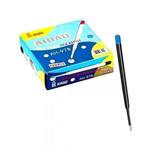 3E Grup - Aihao Plastik Tükenmez Kalem Yedeği (refil) Mavi 97-b