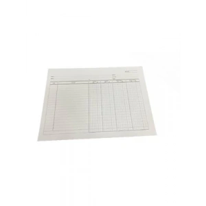 3E Grup - Aka A5 Cari Hesap Kartı Yatay 100lü