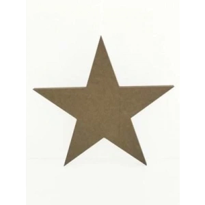 3E Grup - Aka Ahşap 13x13 Dekoratif Obje Yıldız Do 35