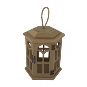 3E Grup - Aka Ahşap 16x16x21 Cm Fener Fnr 18