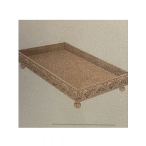 3E Grup - Aka Ahşap 19x29x8 Macun Tepsi Küçük Boy Tp 148