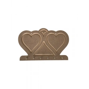 3E Grup - Aka Ahşap 32.5x21x8 Cm Anahtarlık Anh10