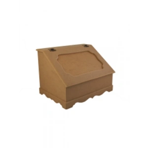 3E Grup - Aka Ahşap 36x26x26 Cm Ekmek Dolabı Dlp 05