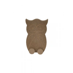 3E Grup - Aka Ahşap 9x14 Oyuncak Obje Baykuş Oyk16
