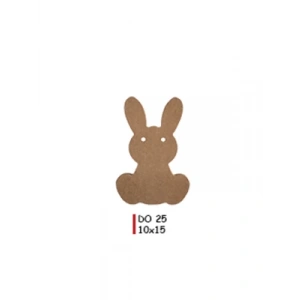 3E Grup - Aka Ahşap Dekoratif Obje Tavşan Do25