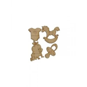 3E Grup - Aka Ahşap Dekoratif Süs Obje 19