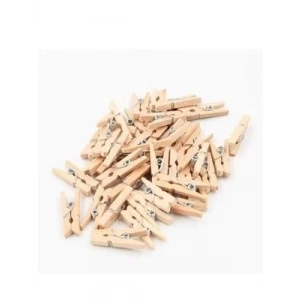 3E Grup - Aka Ahşap Mandal Büyük Boy 20 Li