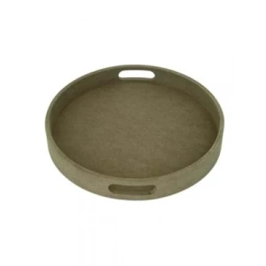 3E Grup - Aka Ahşap Yuvarlak Tepsi Tp 108