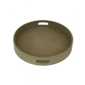 3E Grup - Aka Ahşap Yuvarlak Tepsi Tp109