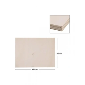 3E Grup - Aka Kontraplak 30x40 10 Mm Kavak (filografi Tahtası)