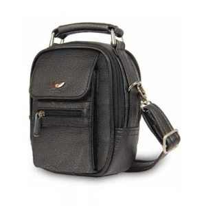 3E Grup - Alone Suni Deri El Çantası 3771 Siyah