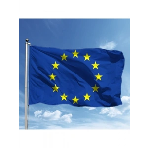 3E Grup - Alsancak 100x150 Raşel Yabancı Devlet Bayrağı Avrupa Birliği