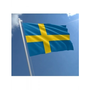 3E Grup - Alsancak 50x75 Raşel Yabancı Devlet Bayrağı İsveç