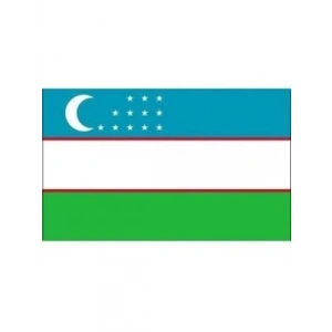 3E Grup - Alsancak 60x90 Raşel Yabancı Devlet Bayrağı Özbekistan