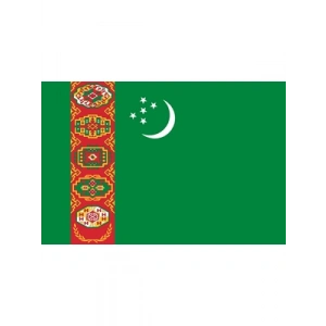 3E Grup - Alsancak 70x105 Raşel Yabancı Devlet Bayrağı Türkmenistan
