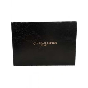 3E Grup - Altınyıldız 17x24 Çek Kayıt Defteri Ciltli 80yp.