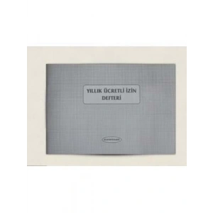 3E Grup - Altınyıldız 40yp Yıllık Ücretli İzin Defteri Karton Kapak