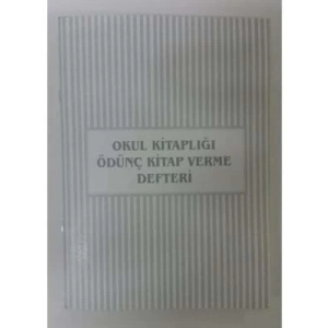 3E Grup - Altınyıldız 48yp Okul Kitaplığı Ödünç Verme Defteri