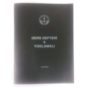 3E Grup - Altınyıldız 6 Ders Plastik Kapak Ders Defteri Yoklamasız