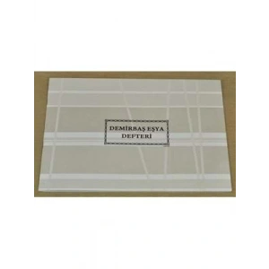 3E Grup - Altınyıldız Demirbaş Eşya Defteri 40yp