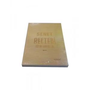 3E Grup - Altınyıldız Karton Kapak Senet Defteri 200yp 01002