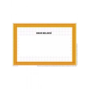 3E Grup - Altınyıldız Onur Belgesi 110 Gr