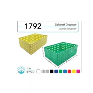 3E Grup - Ark 15.5x22 Cm Çok Amaçlı Organizer 1792