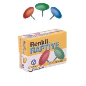 3E Grup - Ark Karışık Renkli Raptiye 3995