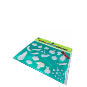 3E Grup - Ark Sebze&meyve Şablonu 1422