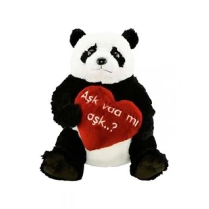 3E Grup - Armerya 70 Cm Peluş Panda Ask Var Mı Aşk 4999