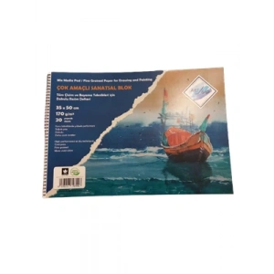 3E Grup - Art Liva 35x50 170 Gr 20 Yp Çizim Bloğu (dokulu Kağıt) Sd-104