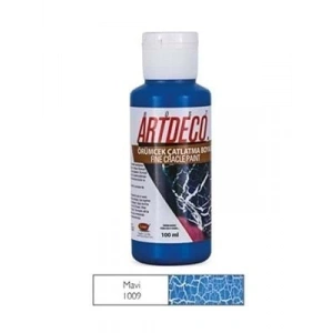 3E Grup - Artdeco 100 Ml Örümcek Çatlatma Boyası Mavi 28d-1009