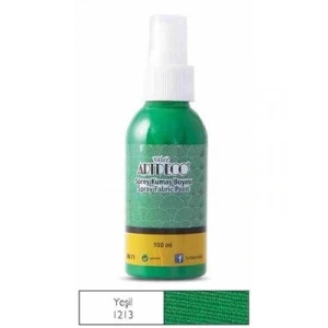 3E Grup - Artdeco 100 Ml Sprey Kumaş Boyası 1213 Yeşil